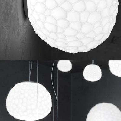Meteorite lamp - suspension and wall collection — Вид 3