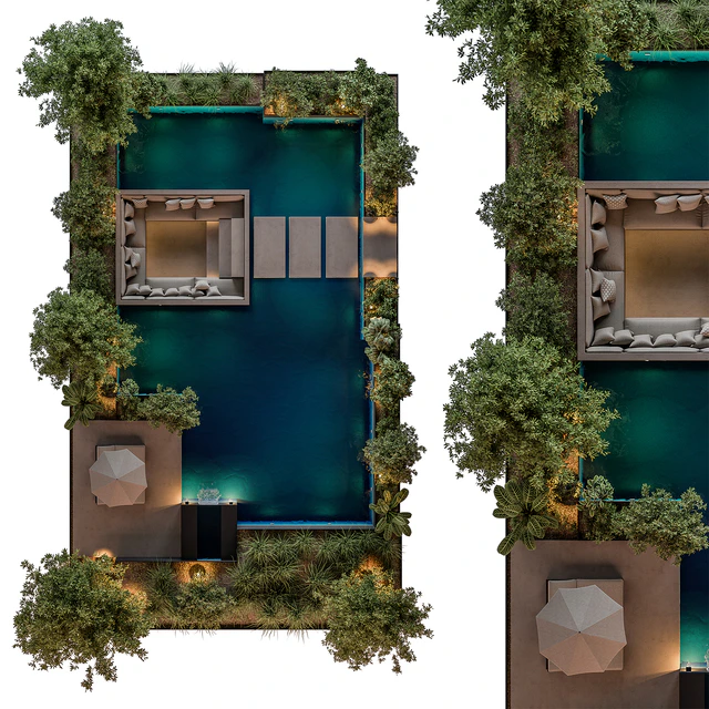 Landscape Furniture Backyard with Pool 96 — Descargar