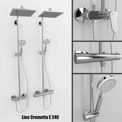 Душевые системы Hansgrohe Crometta E 240 — Скачать