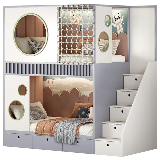 Designer two-level bed Kids room 20 — Descargar