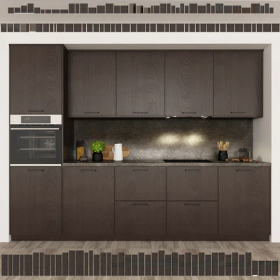 Kitchen Ikea Method Ekestad / Brown. — Ver 1