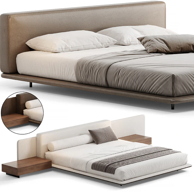 Horizonte Bed by Minotti — Descargar