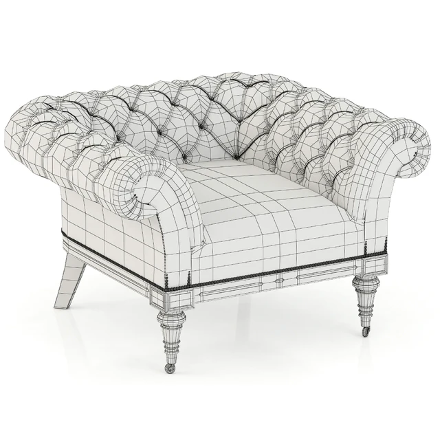 Restoration Hardware Islington Chesterfield Upholstered Chair — Descargar