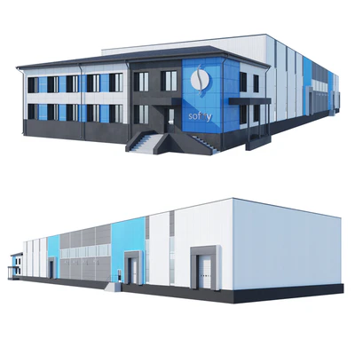 Warehouse with attached office — Ver 1