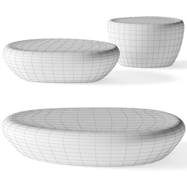 Minotti Stony Coffee Tables — Descargar