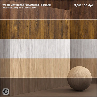 Material wood / veneer / (seamless) - set 32 — Ver 1