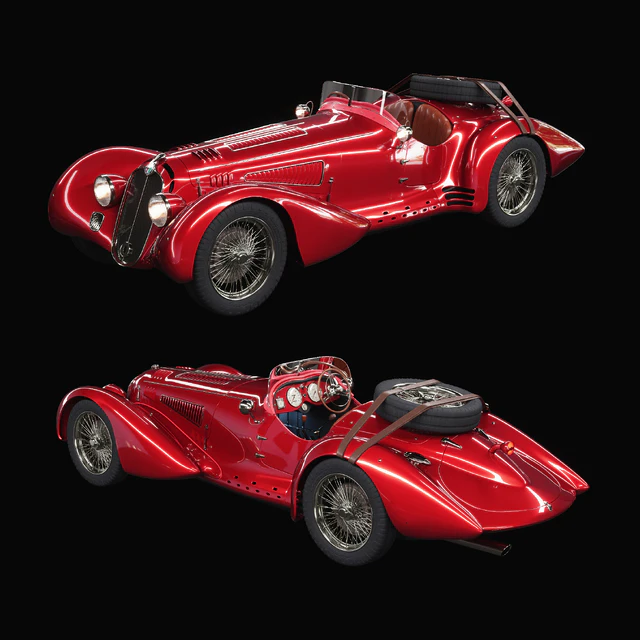 Alfa Romeo 8C 2900B Mille Miglia Roadster — Descargar