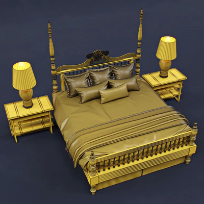 British Colonial Four-Poster Bed By Michael Donaldson Antiques — Ver 3