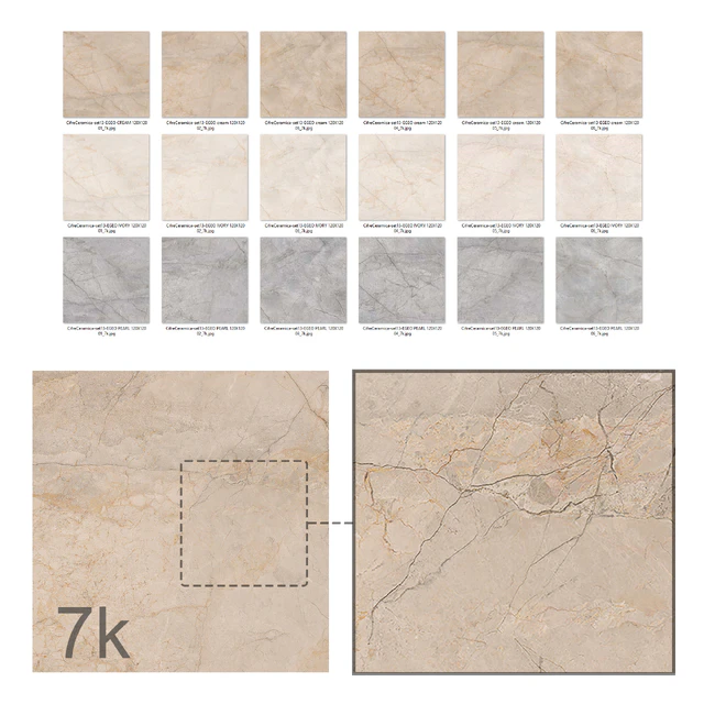 Cifre Ceramica Set 13 - Marble Bundle - 3 Colors: Cream, Ivory and Pearl / 7k — Descargar