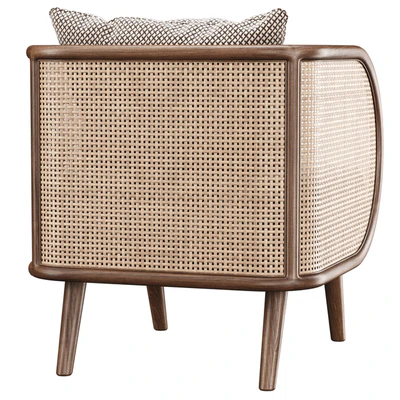 Carry rattan dining chair IK12 / Rattan dining chair — Ver 5