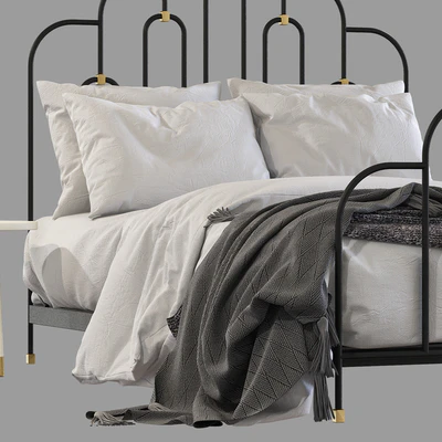 Bed Anthropologie art deco bed — Ver 3