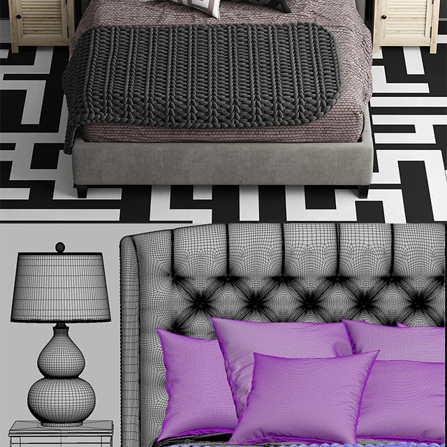Bed Arched Queen — Descargar
