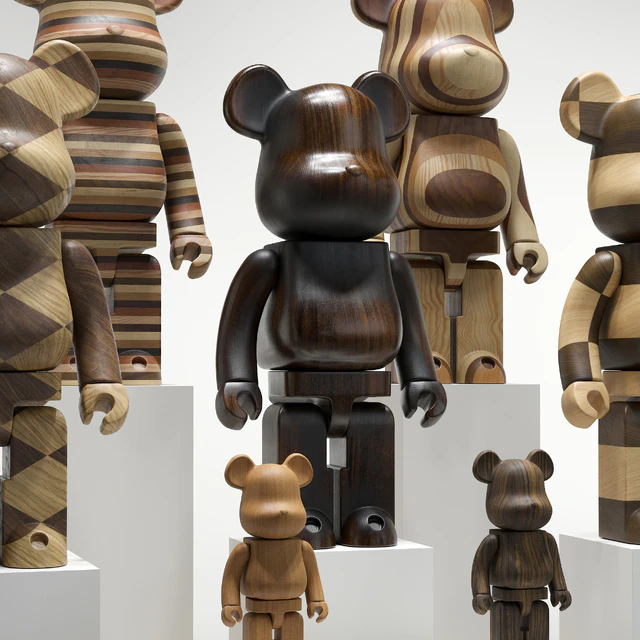 Bearbrick / Karimoku (Wood set) — Скачать