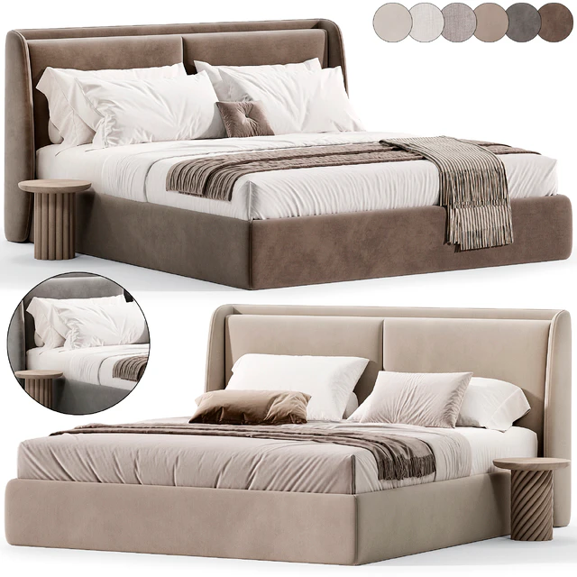 Atlanta Bed by Woodsoft — Скачать