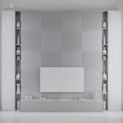 TV Wall Set 18 — Ver 6