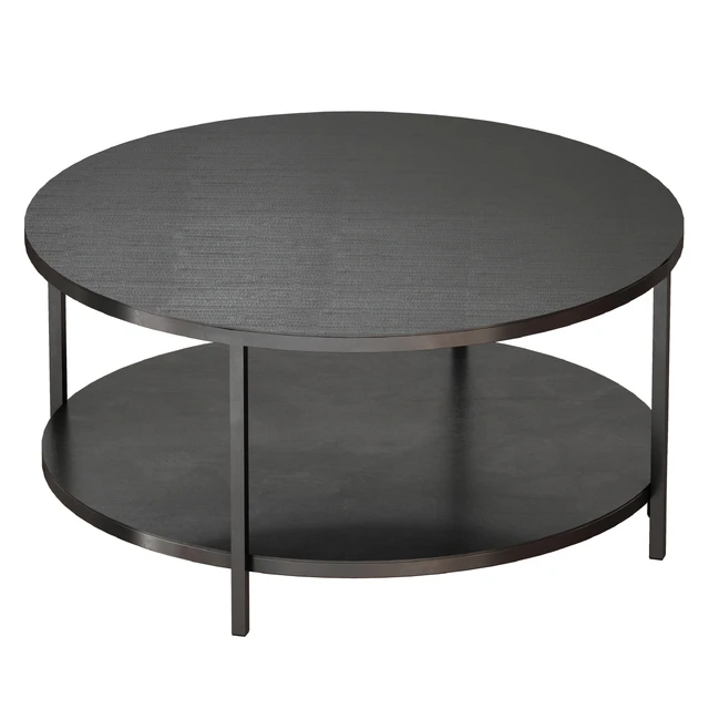 Круглый Журнальный столик Echelon Round Coffee Table (Crate and Barrel) — Скачать