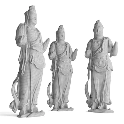 Standing Buddha bodhisattva sculpture — Ver 4