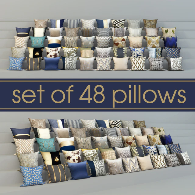 set of 48 pillows набор из 48 полу — Скачать