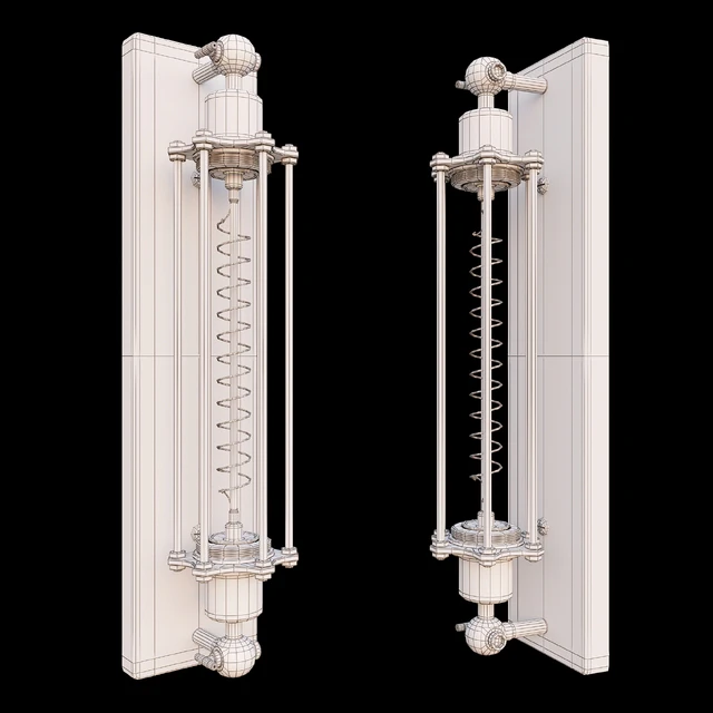 AVE Antique Brass Long Bulb Cage Wall Mount Lamp — Скачать