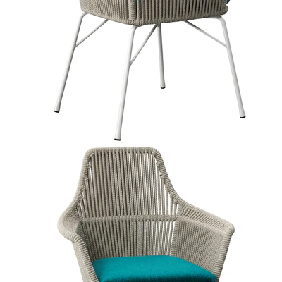 Minotti York chair Van Dyck "Outdoor" table set — Ver 3