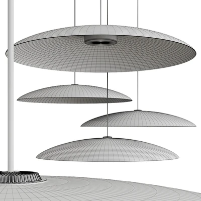 HeadLed | Metallic by Santa & Cole Chandelier — Ver 2