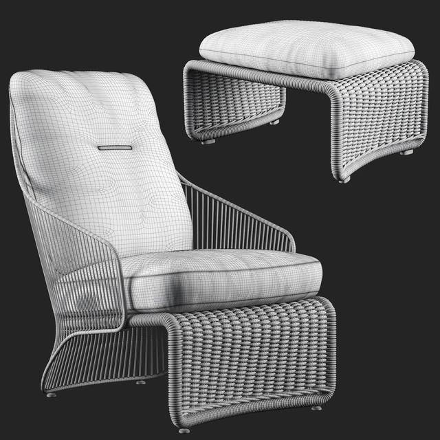 MINOTTI COLETTE outdoor armchair — Скачать