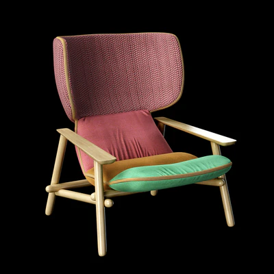Armchair Lilo Wing Moroso — Ver 1