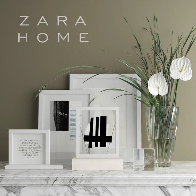 Zara Home Декоративный набор  (Corona+Vray) — Скачать