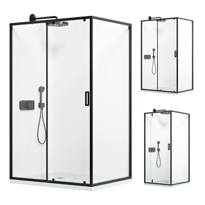 Shower cabin Niagara Nova (120x90; 120x80; 90x90cm) — Ver 1