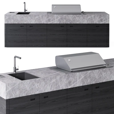 OCQ BBQUBE PRO Outdoor kitchen — Ver 1