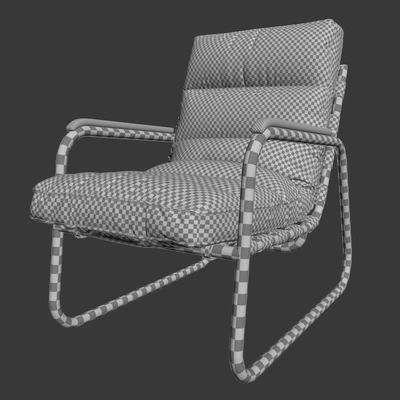 Leather chair / Monroe chair — Ver 4