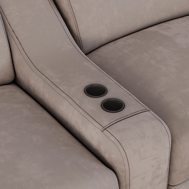 Curved cinema chair Lory Theater by Braccisofas — Download