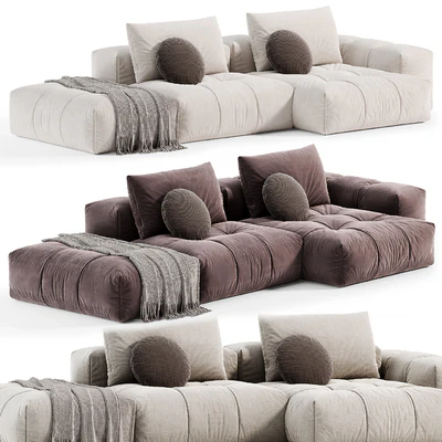 Modern Modular L-Shape Sofa by Litfad, диваны — Вид 1