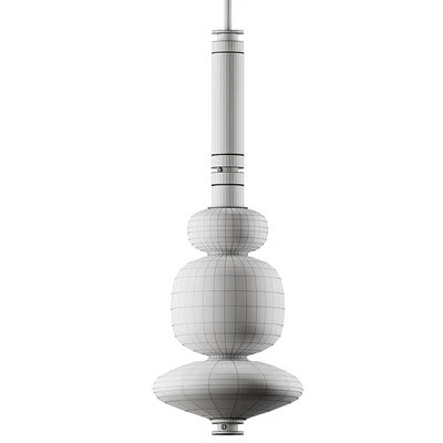 Luna Pendant in Glass and Metal by Gabriel Scott — Ver 3