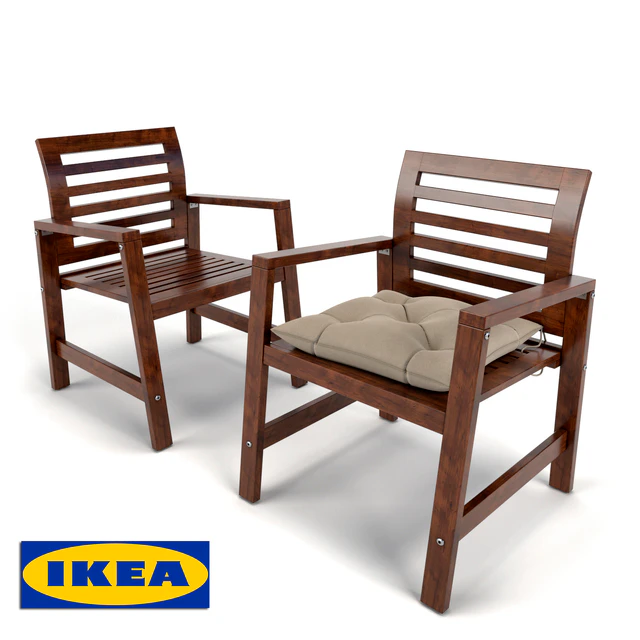Dining table and chairs IKEA EPSARO — Descargar