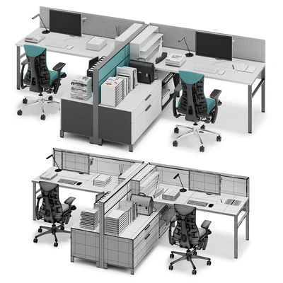 Herman Miller Canvas Wall (v9) — Вид 2