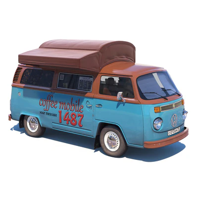 Street coffee car Volkswagen — Ver 1
