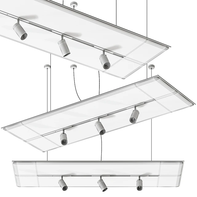T system Track by Caimi Brevetti Pendant lamp — Descargar