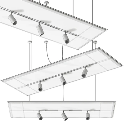 T system Track by Caimi Brevetti Pendant lamp — Ver 2