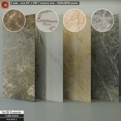 Marble Slab Set 136 — Ver 1