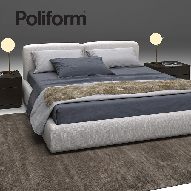 Bolton Bed Poliform — Скачать