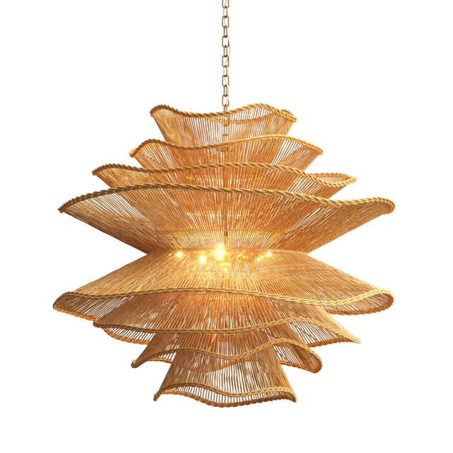 Alondra Chandelier large rattan — Скачать