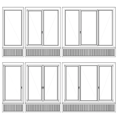 Plastic window with wooden slope — Ver 5