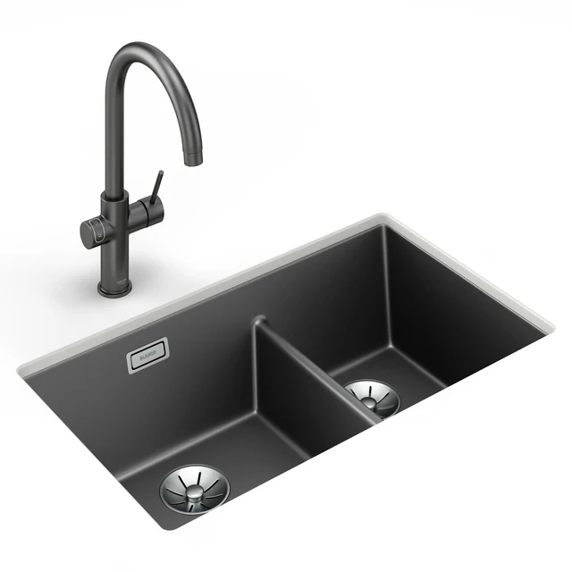Set of kitchen sinks Blanko Subline 1 — Descargar