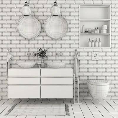 Furniture and decor for the bathroom — Ver 2