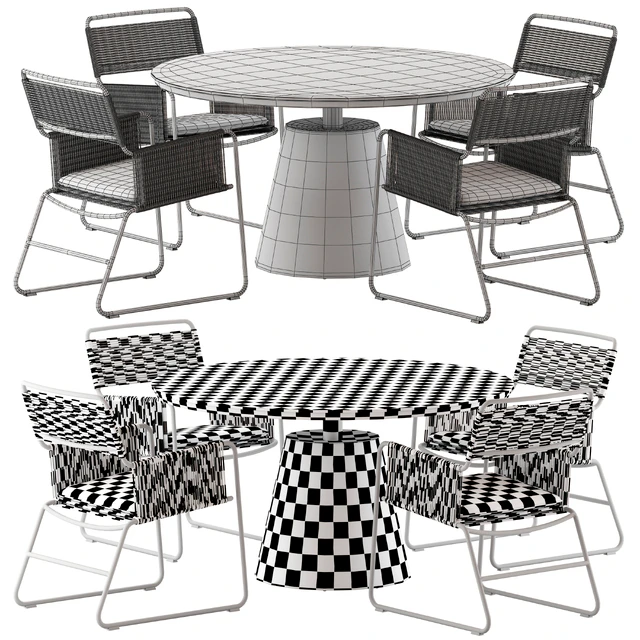 Coco Republic Milan Chair and Polo Table — Descargar