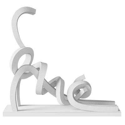 Statue Stretching Siamese Cat — Ver 4