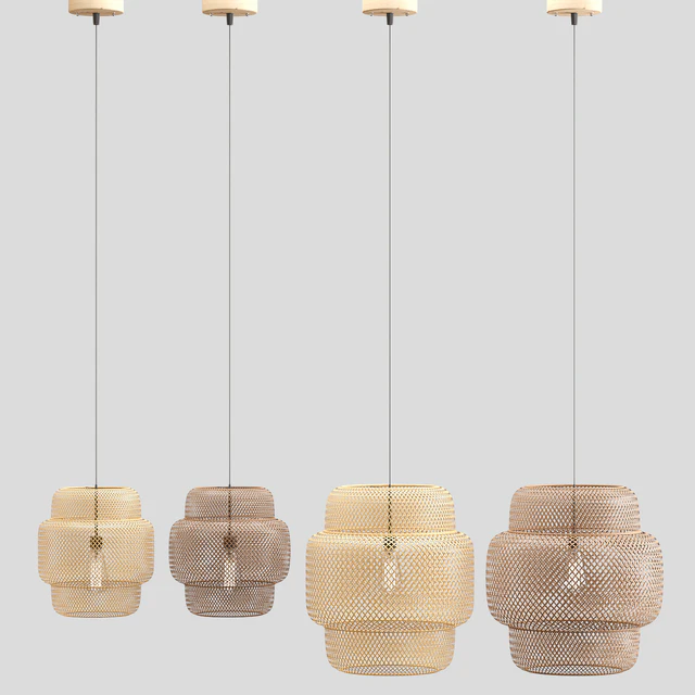 Rattan pendant lights 050 — Descargar