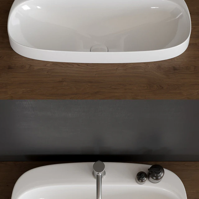 Умывальник Scarabeo Ceramiche Moon 5512 — Скачать