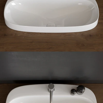 Умывальник Scarabeo Ceramiche Moon 5512 — Вид 2